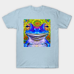 Frogger Spirit Animal (7.1) - Trippy Psychedelic Frog T-Shirt